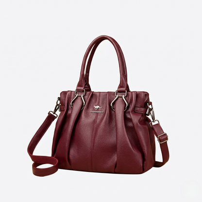 Bolsa De Couro Feminina Glamour