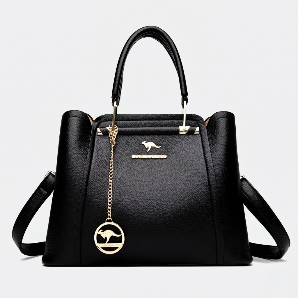 Bolsa de Couro Genuíno Karina