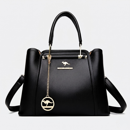 Bolsa de Couro Genuíno Karina