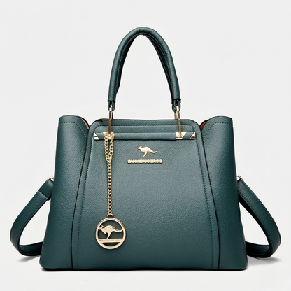 Bolsa de Couro Genuíno Karina