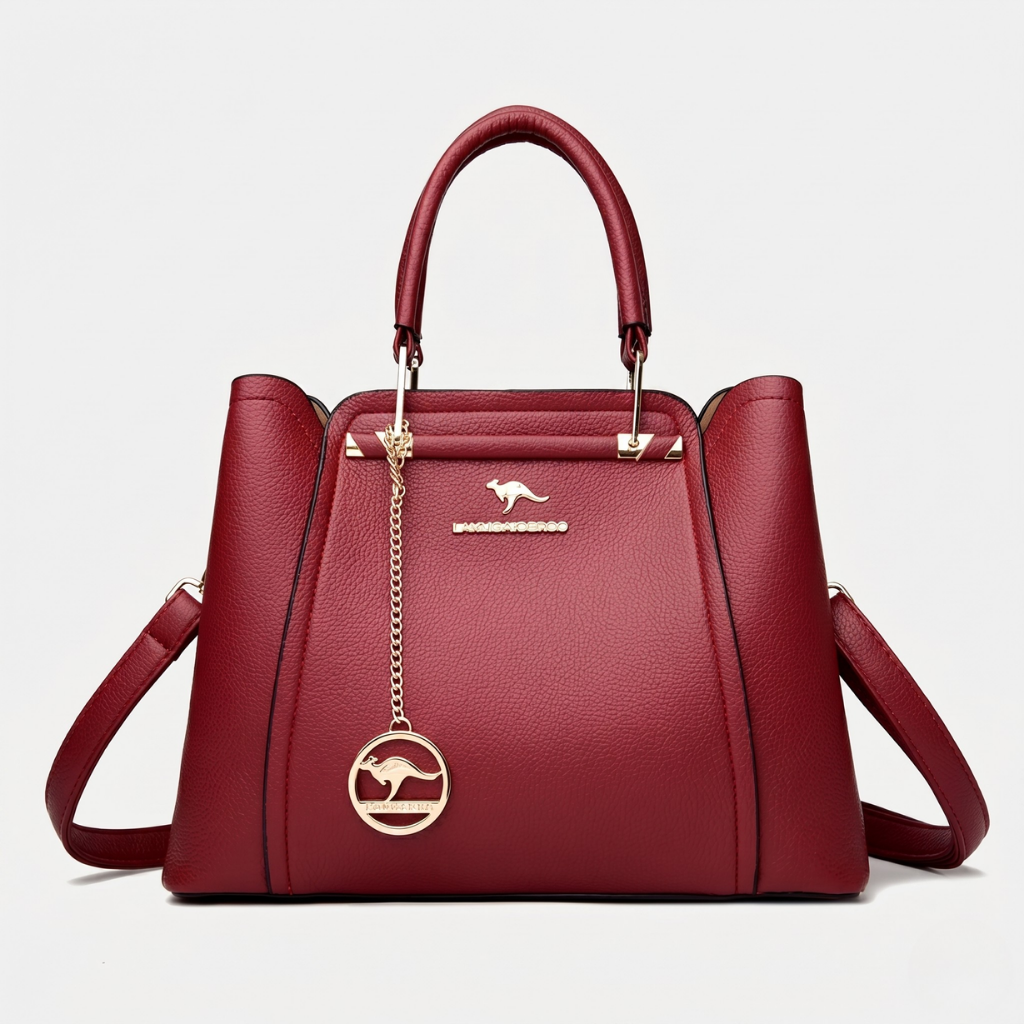 Bolsa de Couro Genuíno Karina