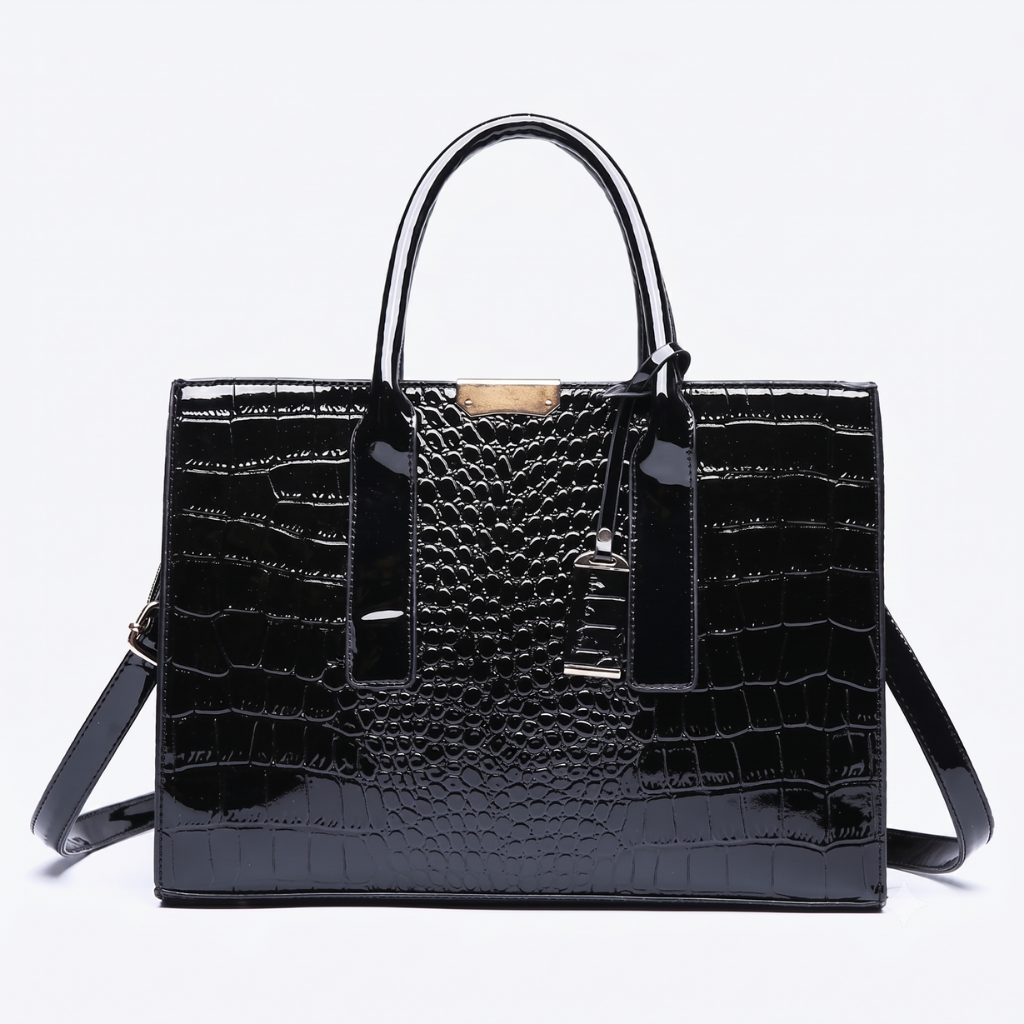 Bolsa De Couro Texturado Tália