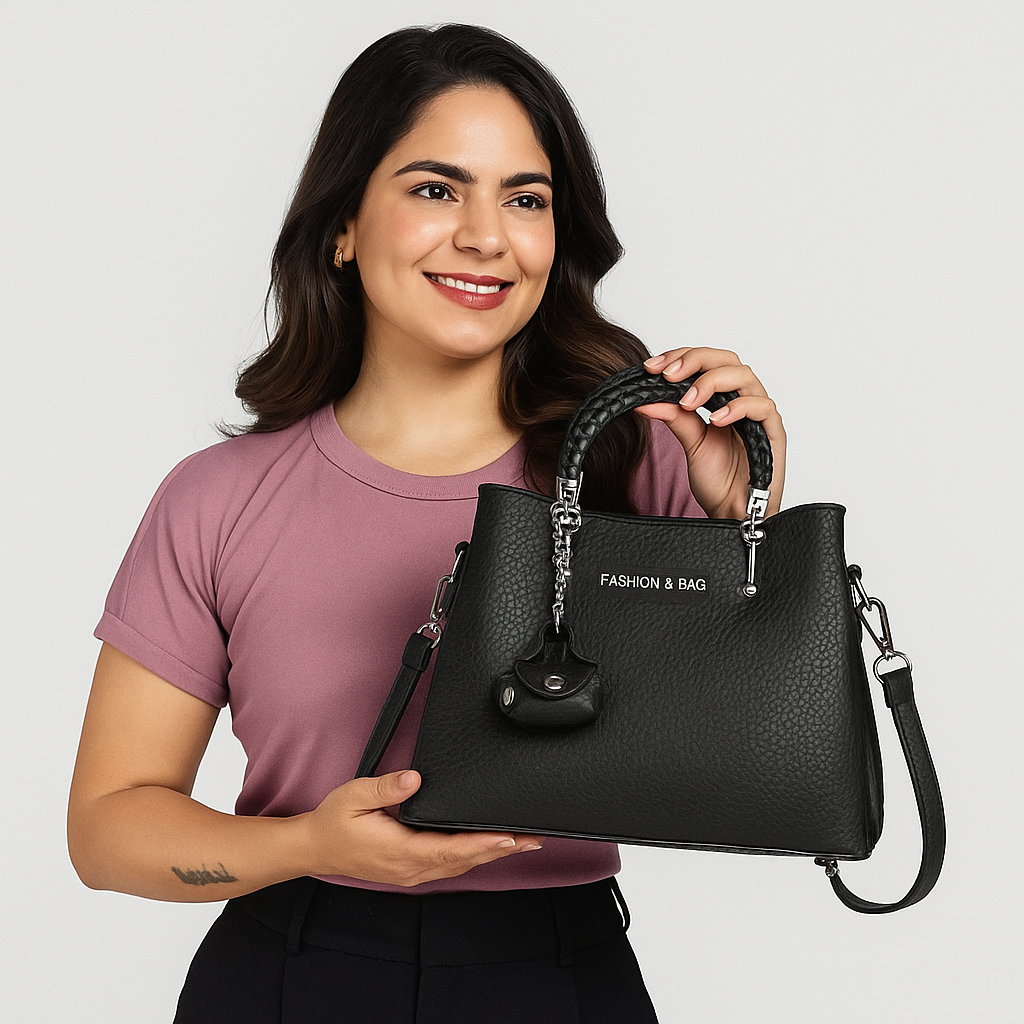 Bolsa de Couro Feminina Cora