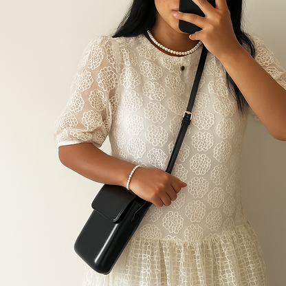 Bolsa de Couro Porta Celular