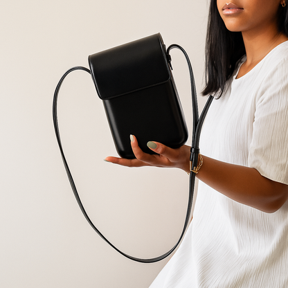 Bolsa de Couro Porta Celular