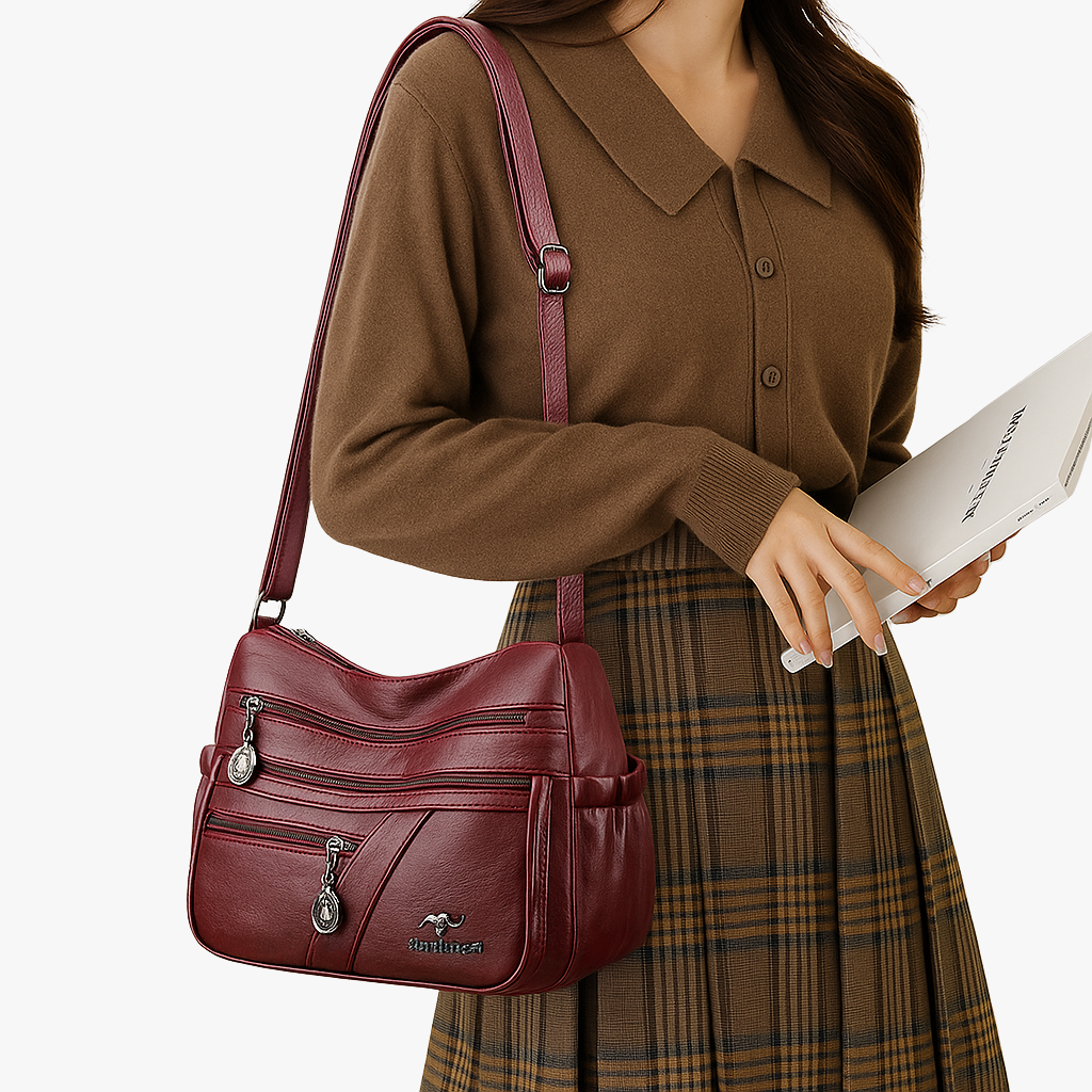 Bolsa de Couro Macio Sofia