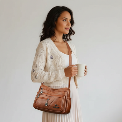 Bolsa de Couro Macio Sofia